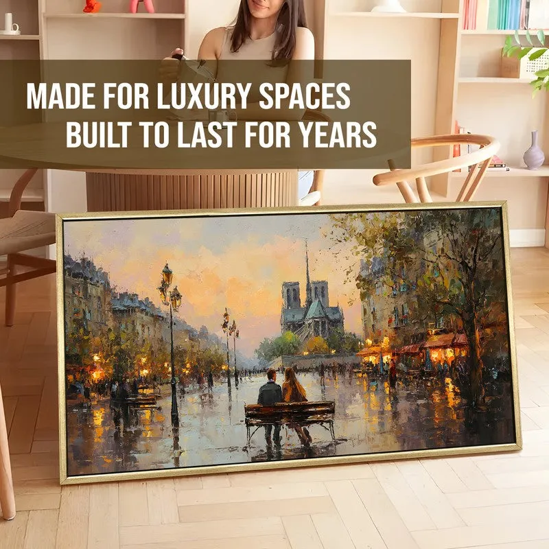 Rainbound Canvas Wall Painting With Frame media 5