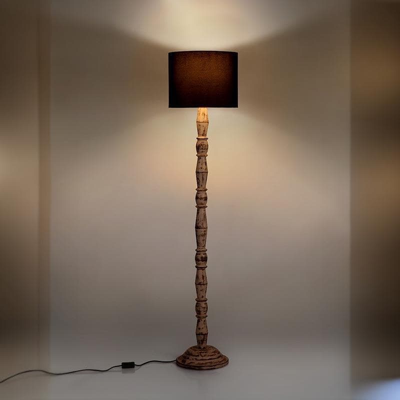Classic Chic Antique Stand Floor Lamp - Black media 3
