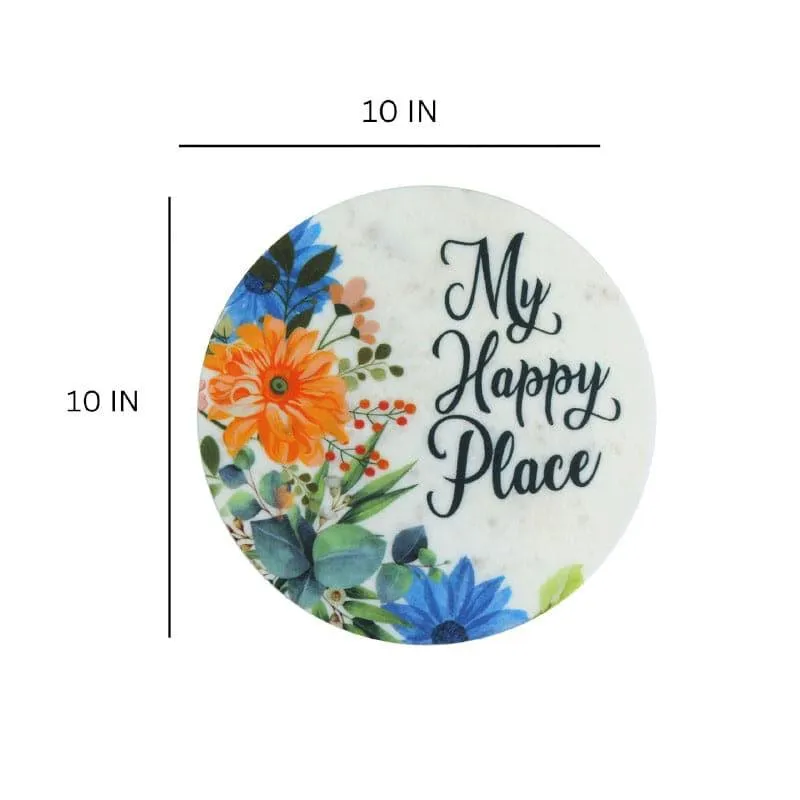 My Happy Place Printed Marble Wall Accent media 5