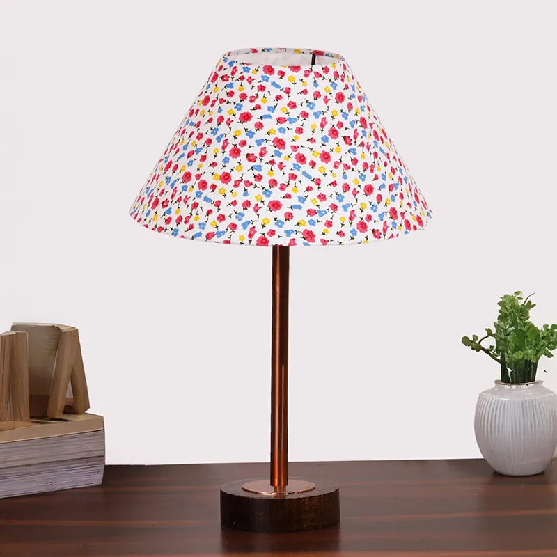 Lushora Cone Rodin Wooden Table Lamp - Multicolor media 3