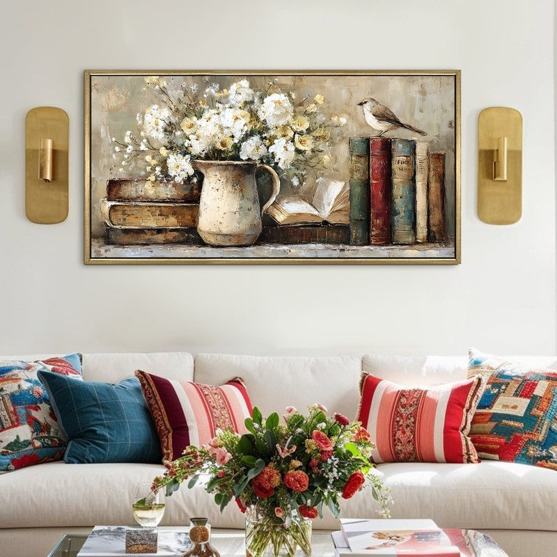 Calmtones Canvas Wall Painting With Frame