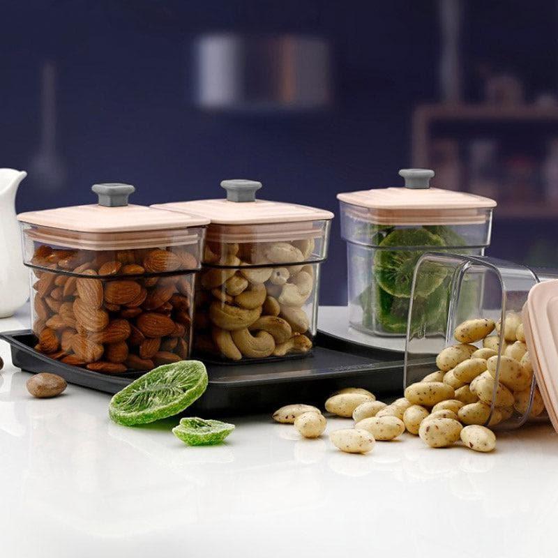 Smart Store Peach Square Jar (250 ML) - Set Of Five media 4