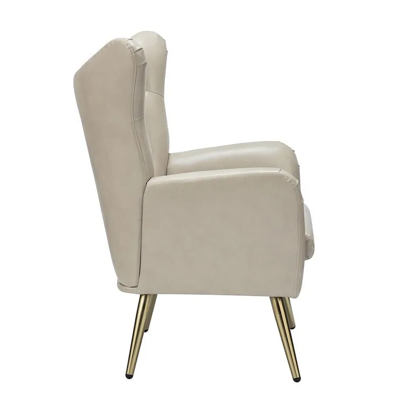 Urban Neem Wood Lounge Chair - Beige media 6