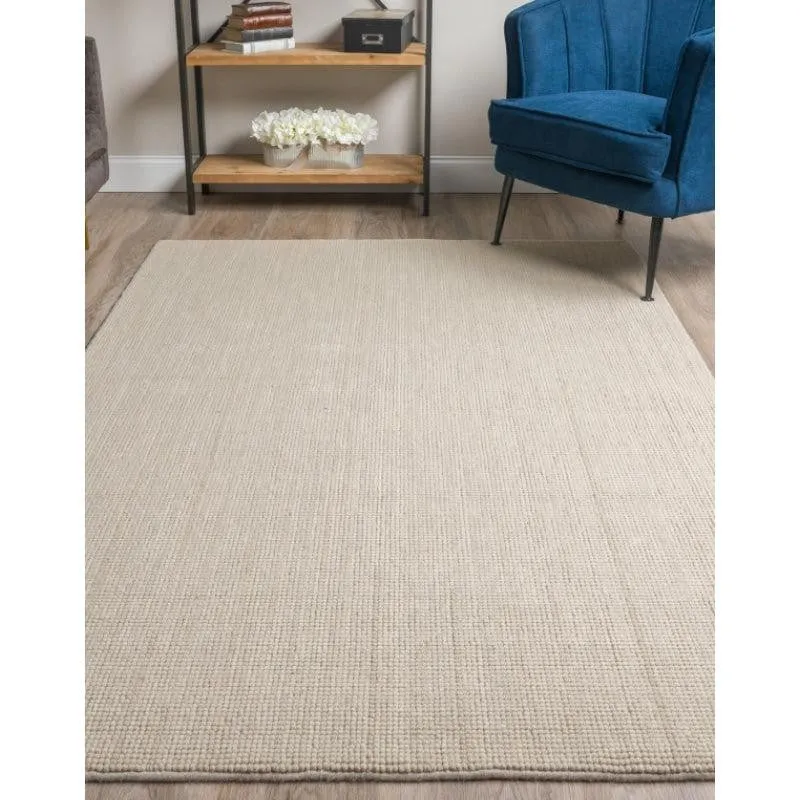 Handloom Hand Loomed Legacy Wool Rug - Cream media 3