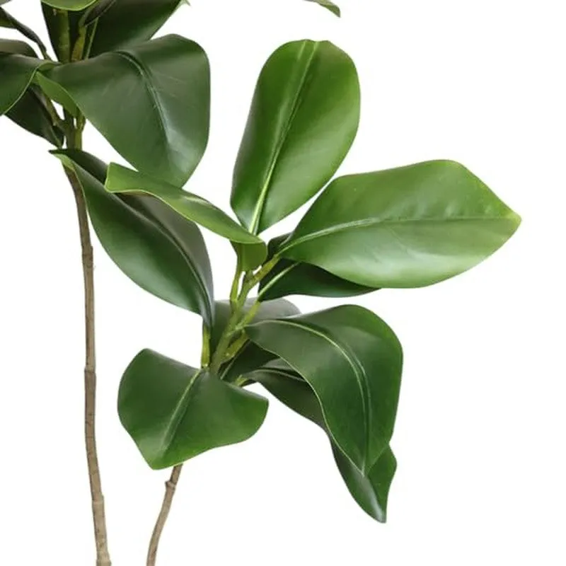Bloomora Artificial Fiddle Fig Plant With Black Plastic Pot media 3