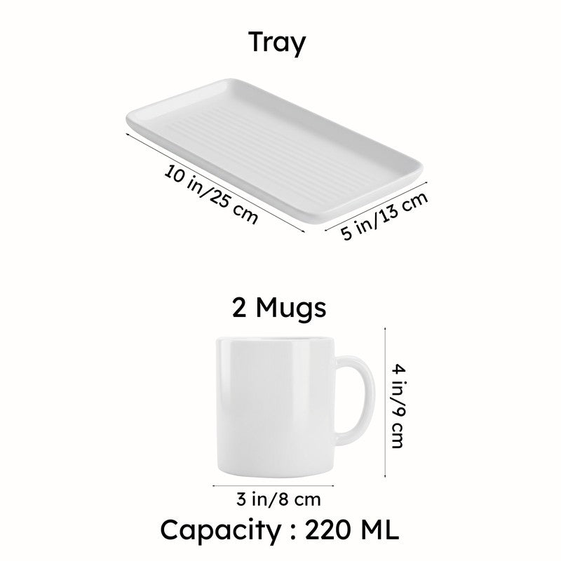 Vantera Green Ceramic Mug And Tray (220 ML) - Three Piece Set media 6