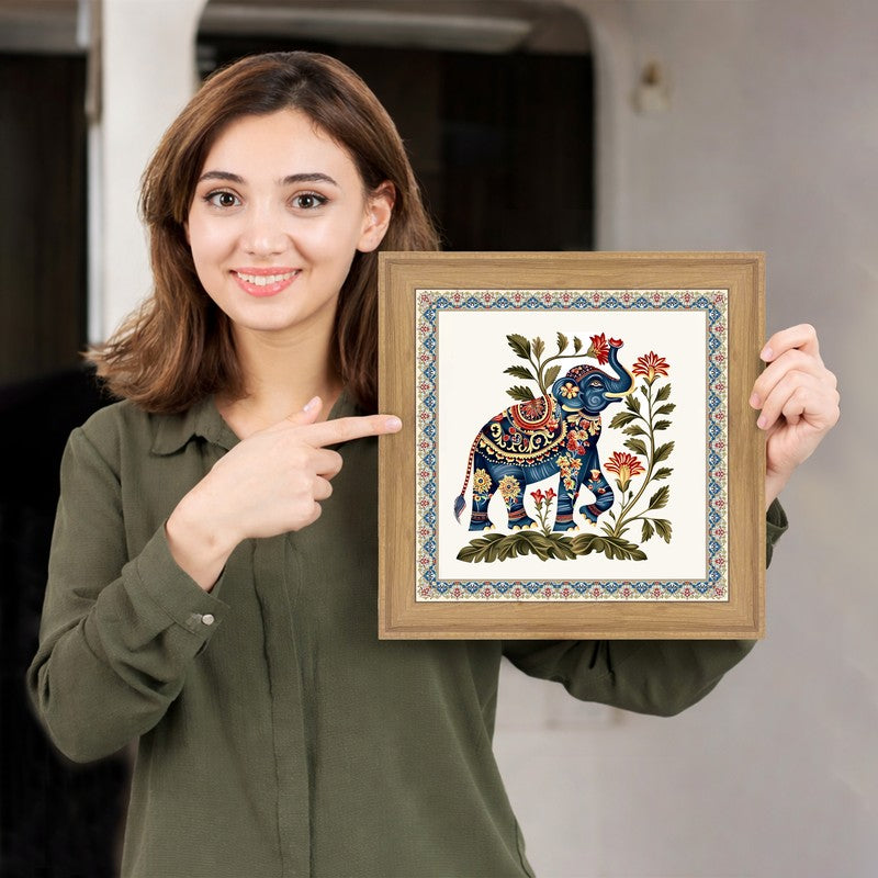 Haathi Ethnika Wall Art - Set Of Two media 5