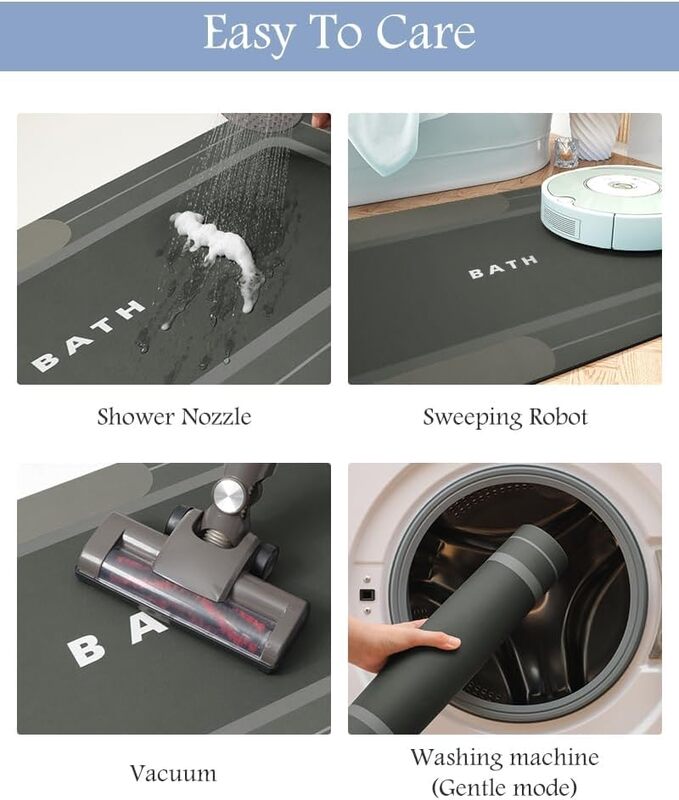Silver Sands Rubber Bath Mat media 10