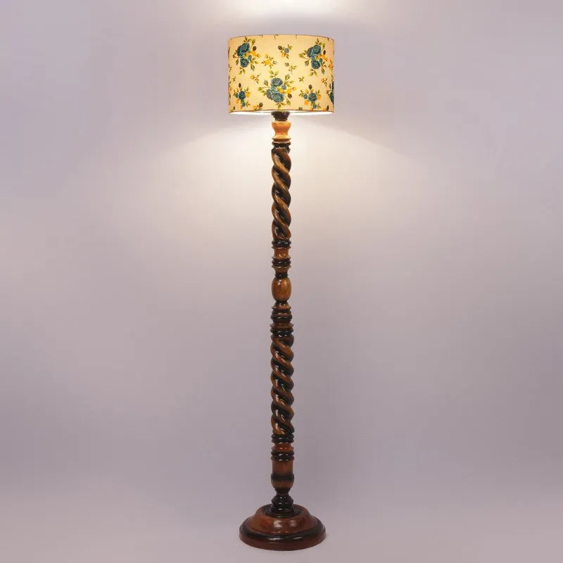 HaloCylinder Floor Lamp (Floral) media 5