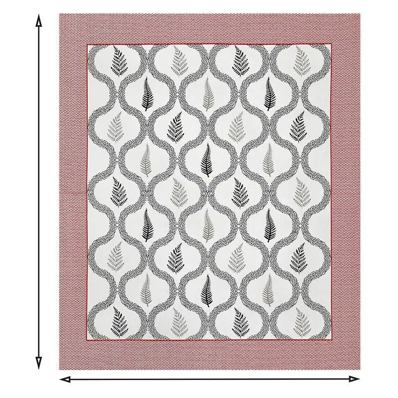 Moneem Printed Cotton Bedsheet (Pink) - 180 TC media 5