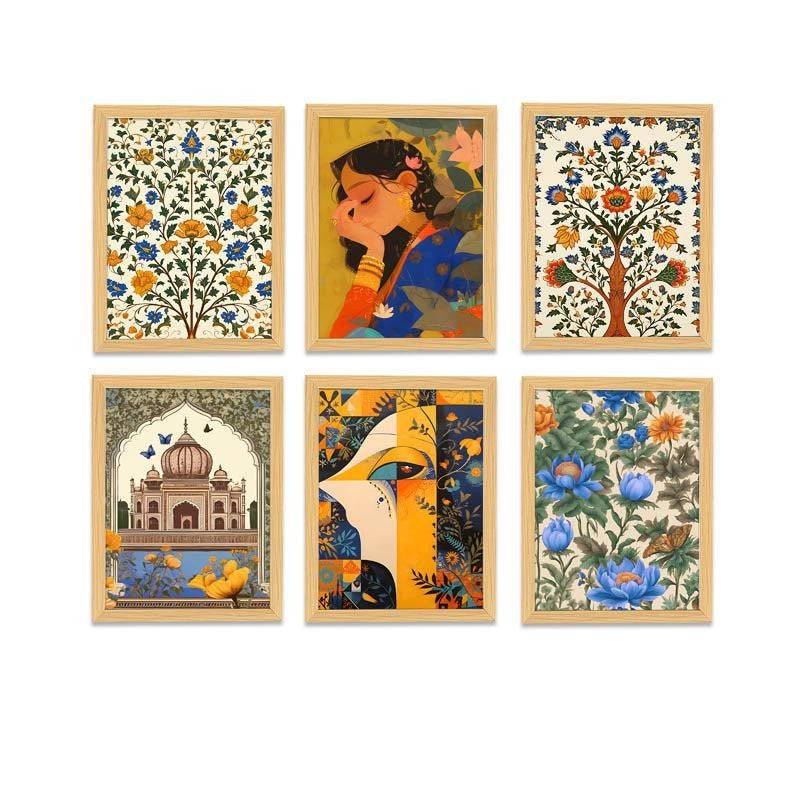 Manjula Floral Wall Art - Set Of Six media 5