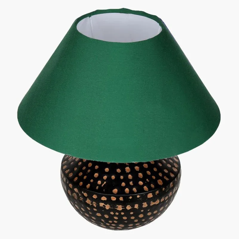 GlowEdge Sleek Tech Metal Table Lamp - Green media 4