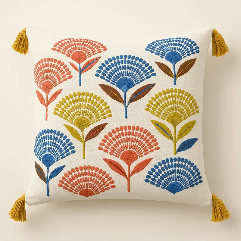 Bloom Gallery Embroidered cushion cover - Set Of Two media 6