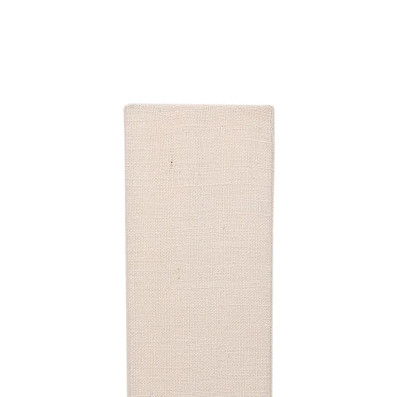 Aamiya Wooden Tower Floor Lamp With Jute Shade  - White media 3