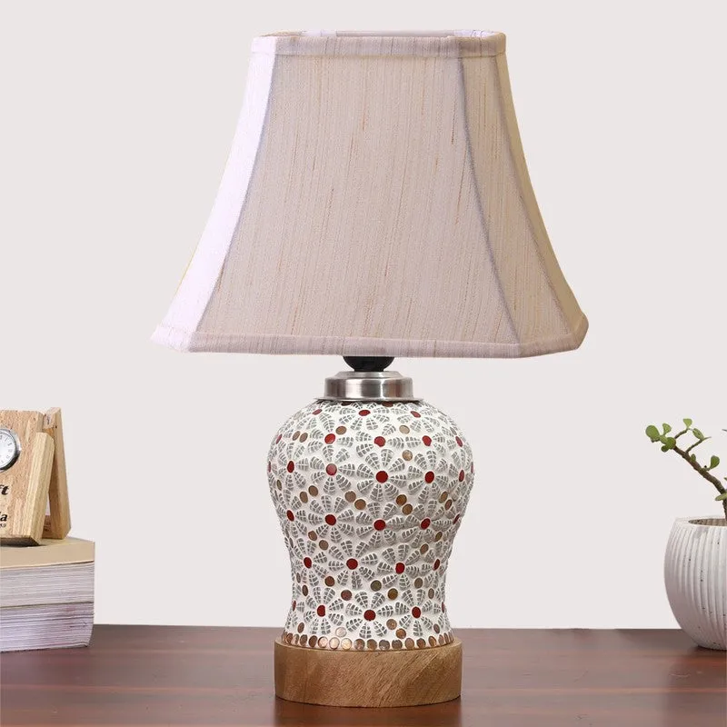 Harmyra Square Wooden Table Lamp - Multicolor media 4
