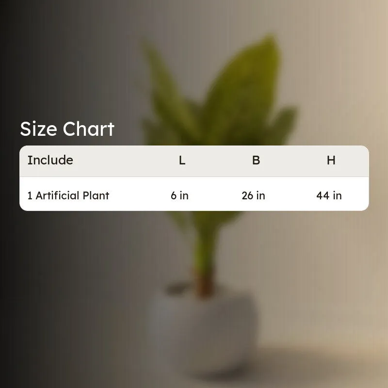 AarviDecor Modern Green PVC Artificial Plants media 8