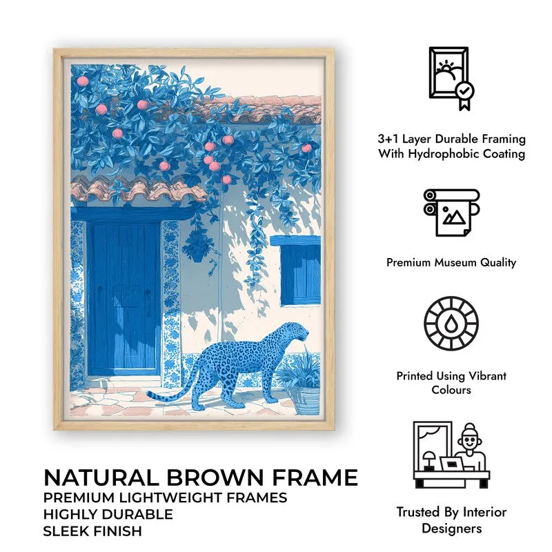 Zest Veranda Canvas Wall Painting - Brown Frame media 10