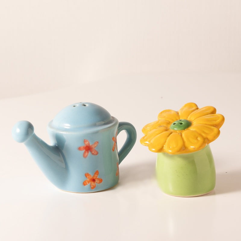 Flower Pot Salt & Pepper Set - Set Of Two media 6