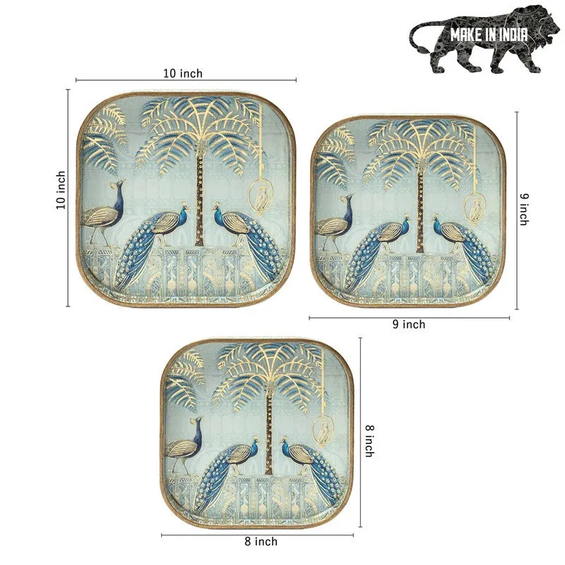 Countryside Rectangle MDF Serving Tray (Set Of Three) - Set Of Three media 8