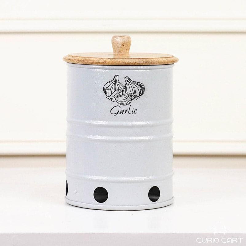 Chipo Garlic Storage Container (2.5 L) - Grey & Brown