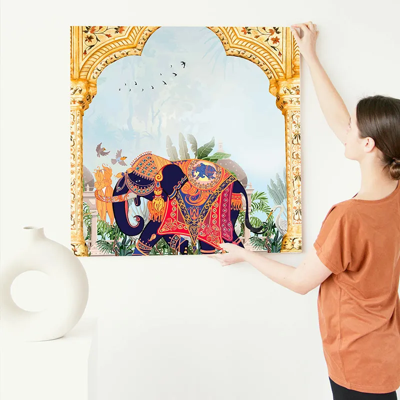 Regal Elephanta Canvas Wall Art media 6