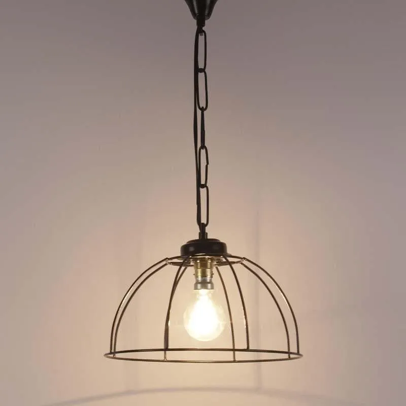 Inverted Umbrella Metal Ceiling Lamp media 5