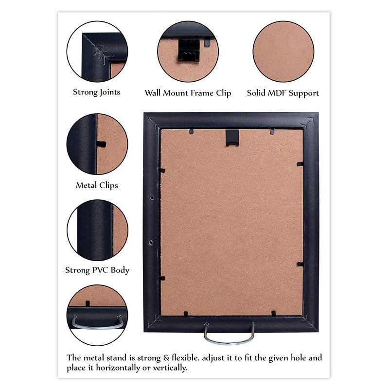 Elegant Vintage Style PVC Photo Frame - Gold media 8