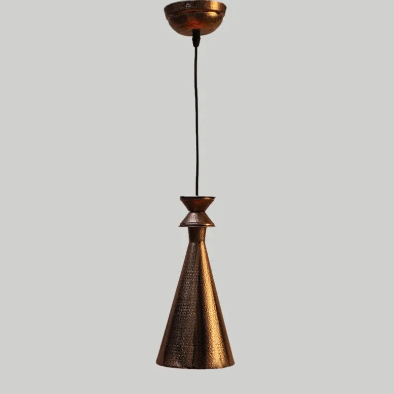 Antique Cone Iron Ceiling Lamp media 5