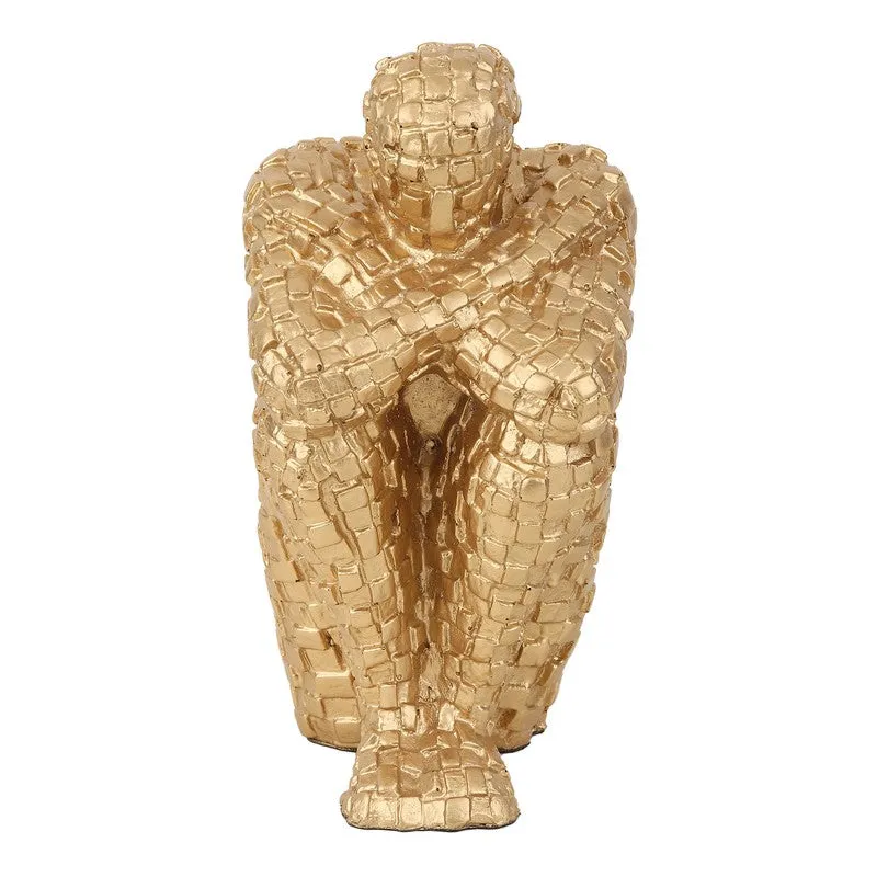 Secluded Thinker Showpiece - Gold media 3