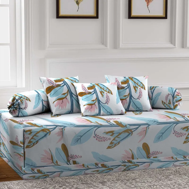 Florado Printed Diwan Set - Six Piece Set media 3
