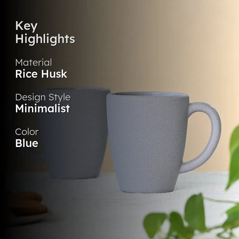 Natura Rice Husk Coffee Mug (300 mL Each) - Set of Two media 2