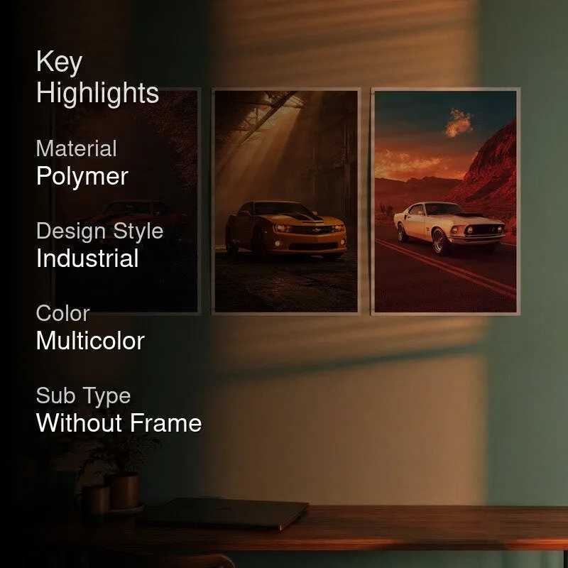 Motion Drive Cars Polymer Wall Poster media 2