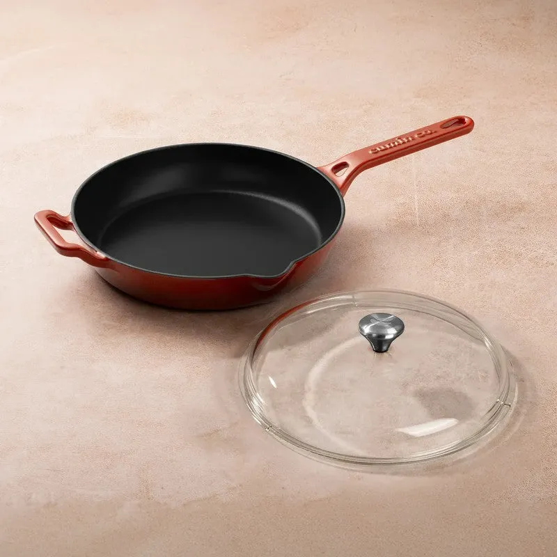 Cumin Co Enamel Cast Iron Frying Pan (1900 mL) - Rust media 4