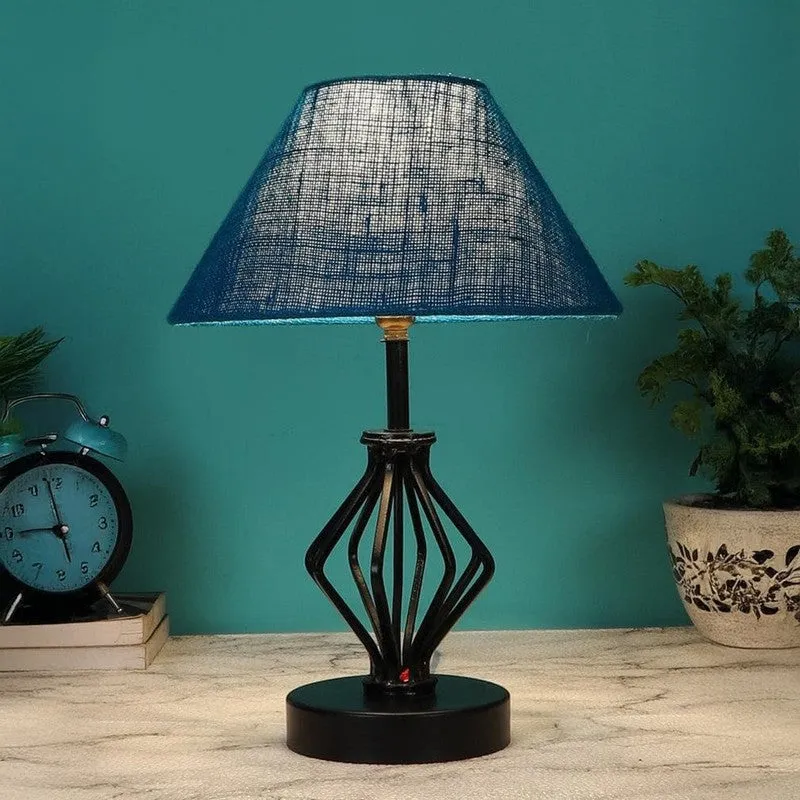 Firefly Fabric Table Lamp - Blue,Black media 1
