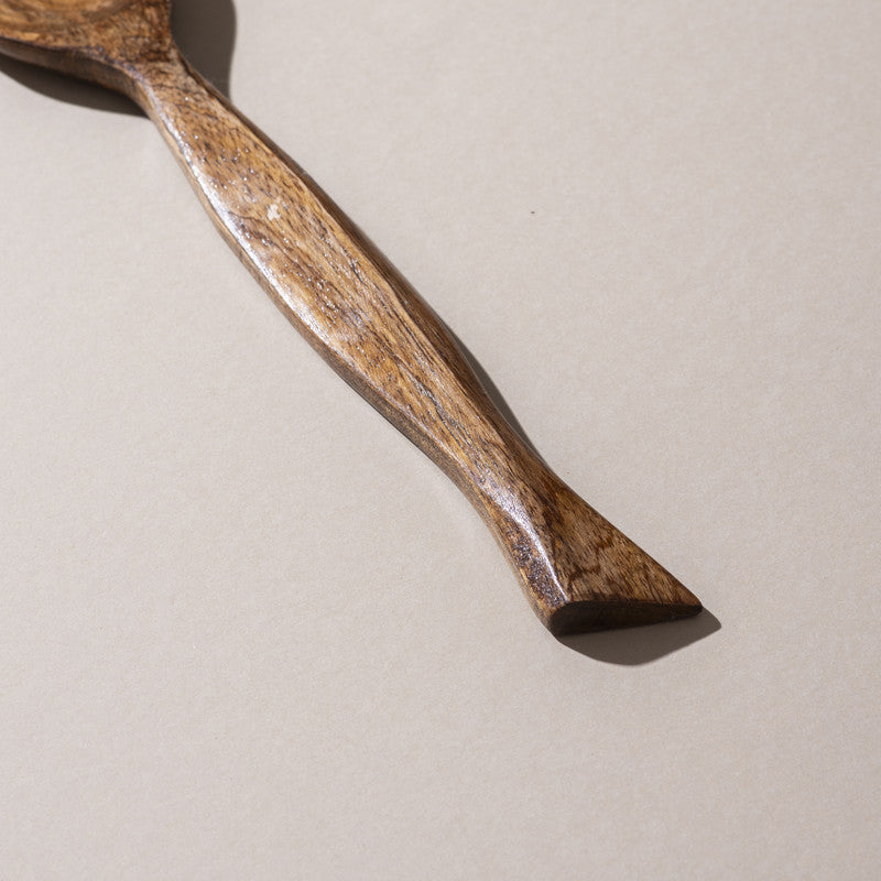 Akiro Handcrafted Mango Wood Serving Spoon media 3