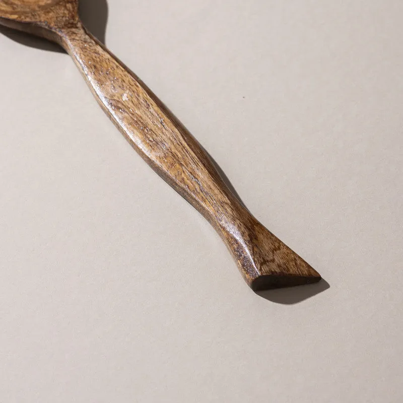 Akiro Handcrafted Mango Wood Serving Spoon media 3