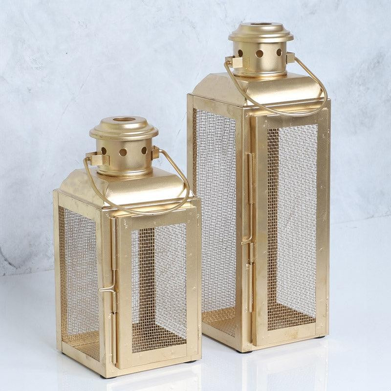 Edna Lantern Iron Tealight Candle Holder - Set Of Two media 4