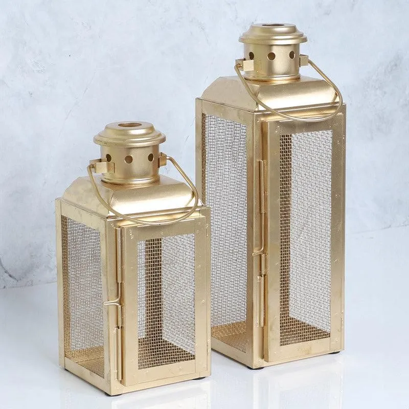 Edna Lantern Iron Tealight Candle Holder - Set Of Two media 4