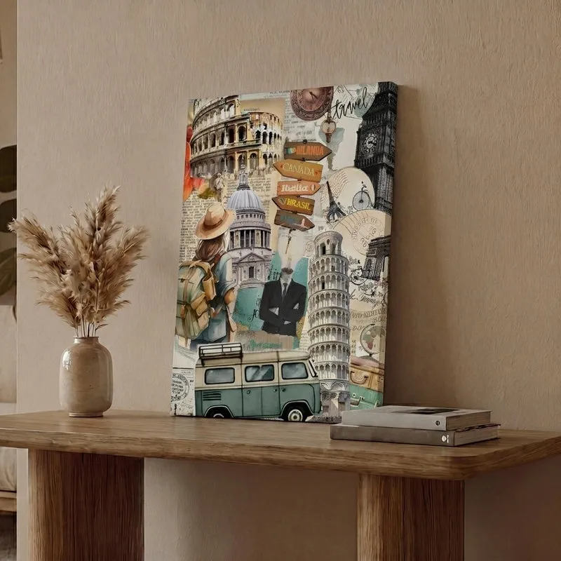 Leaning Collage Canvas Wall Art media 1