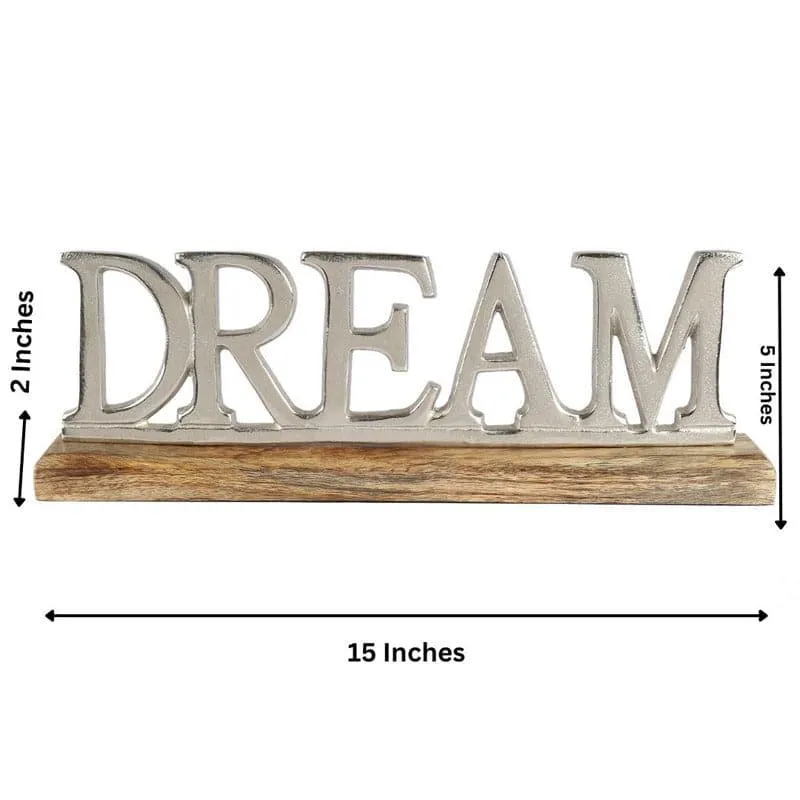 Dream Deal Typography Showpiece - Silver media 5
