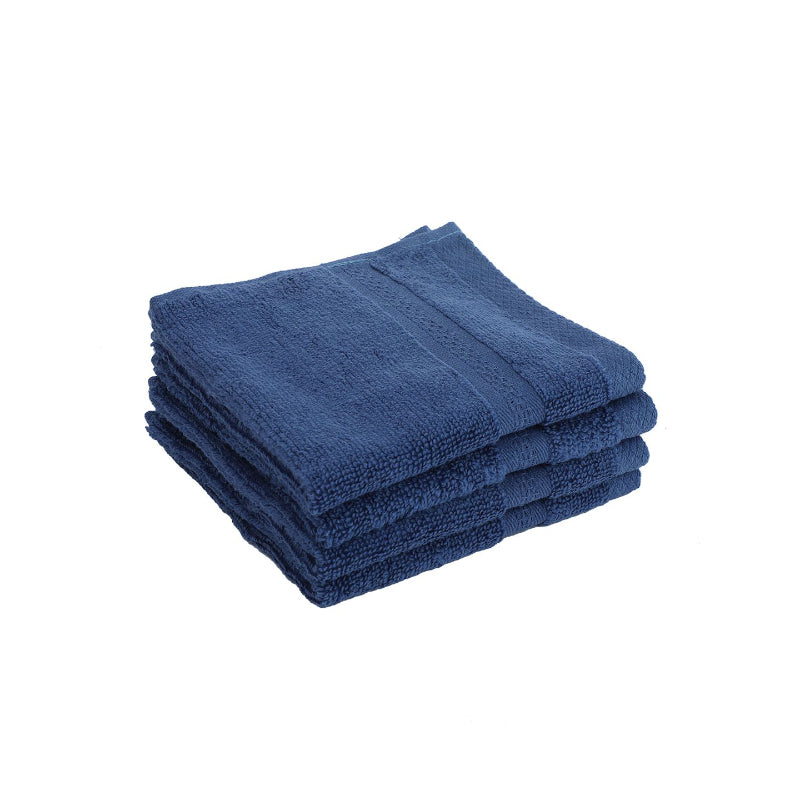 Miorah Face Towel (Blue) - Set Of Four media 4