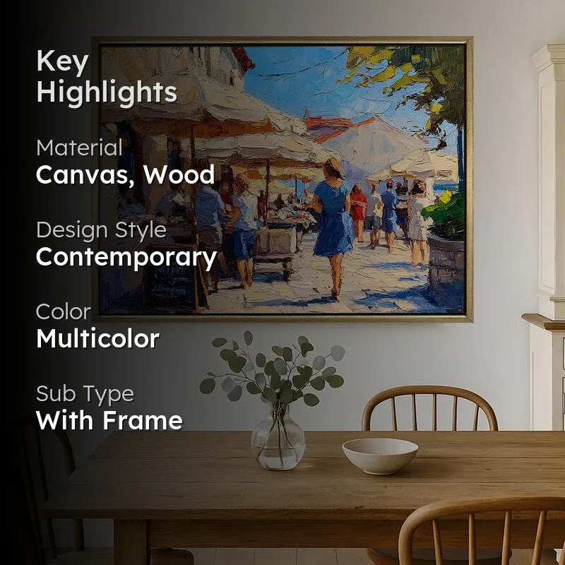 Sunvista Canvas Wall Painting With Frame media 2