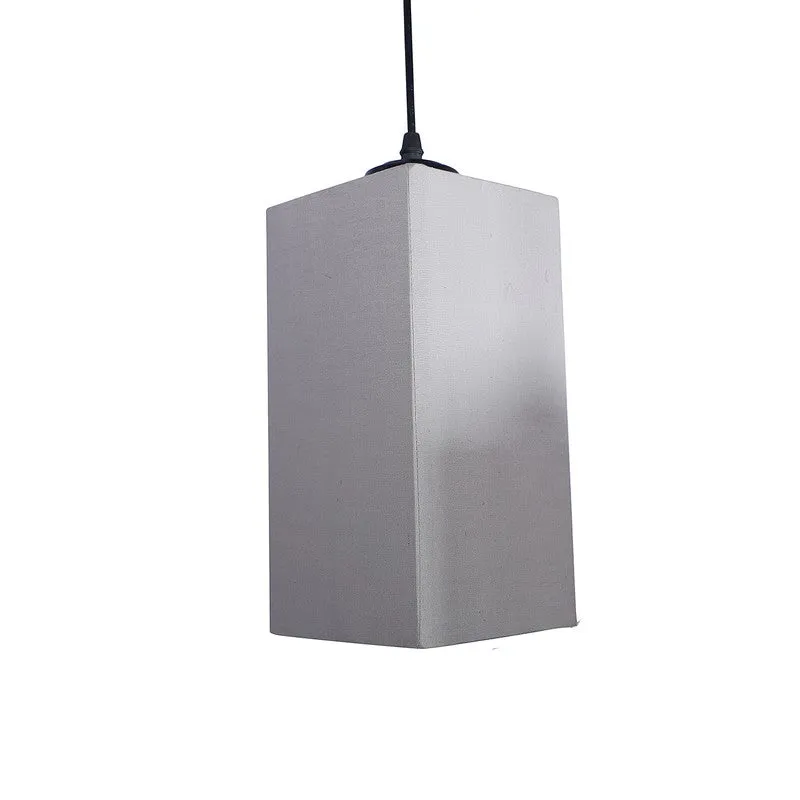 Warm Ivory Triple Metal Ceiling Lamp - Grey media 8