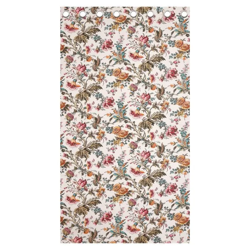 Mivaana Floral Curtain - Red media 9