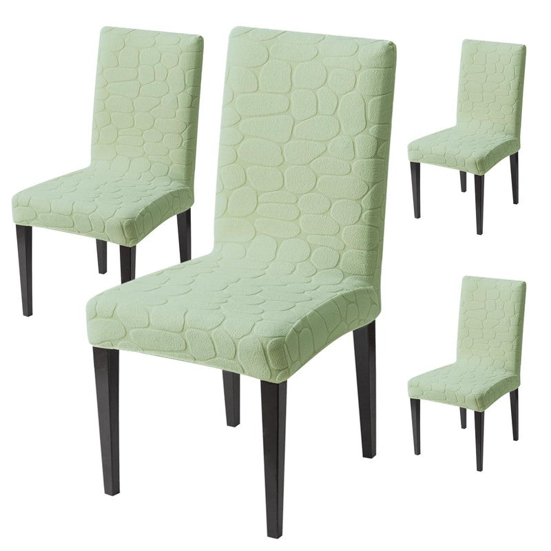 Elvra Classic Chair Cover(Green) - Set Of Four media 3