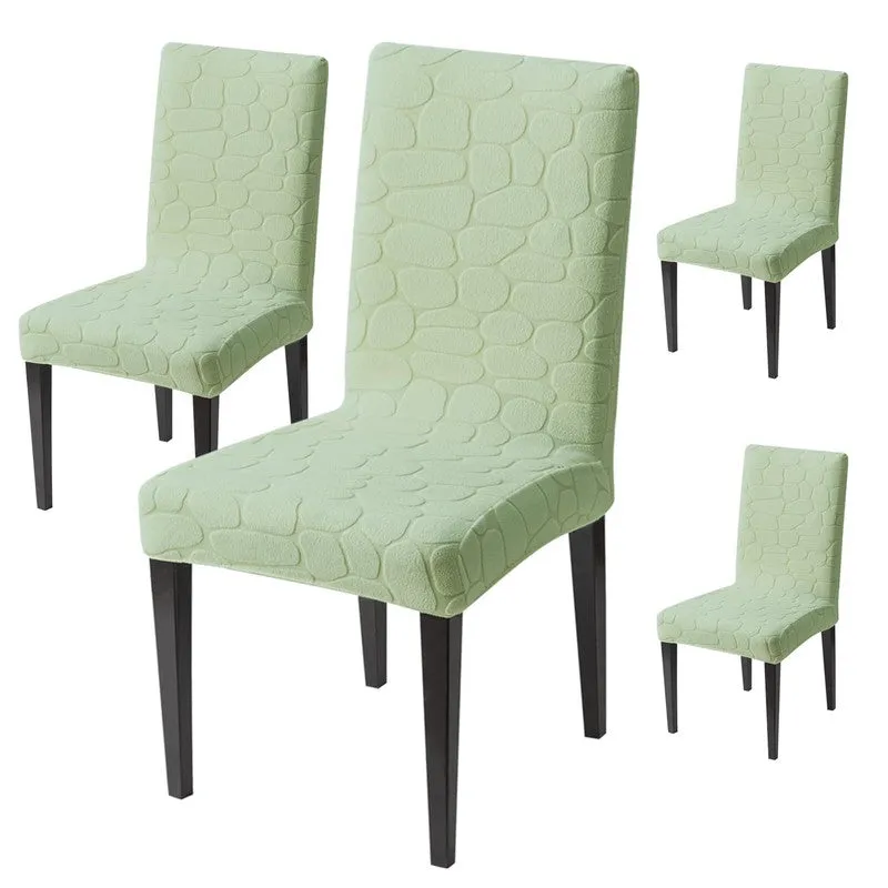 Elvra Classic Chair Cover(Green) - Set Of Four media 3