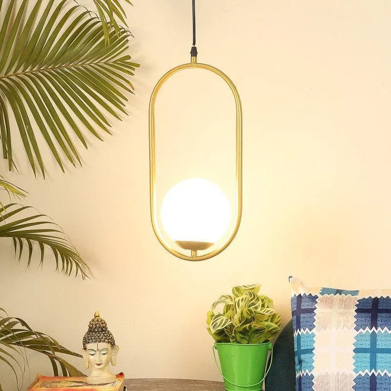 Lucille Moon LED Glass Ceiling Lamp media 1