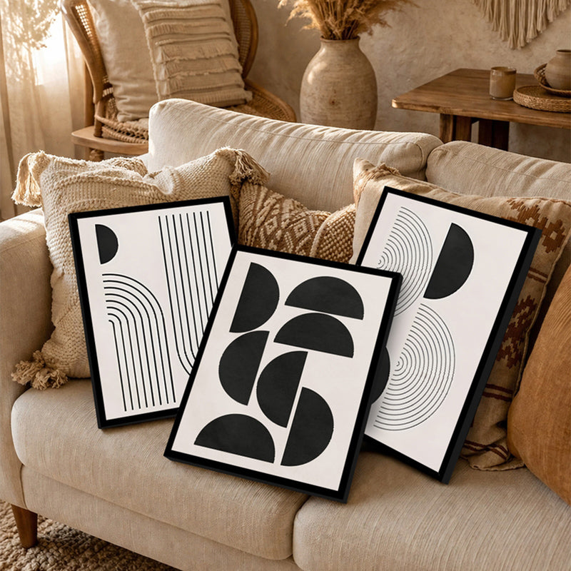 ShapeTheory Geometric Wall Art - Set Of Three media 4