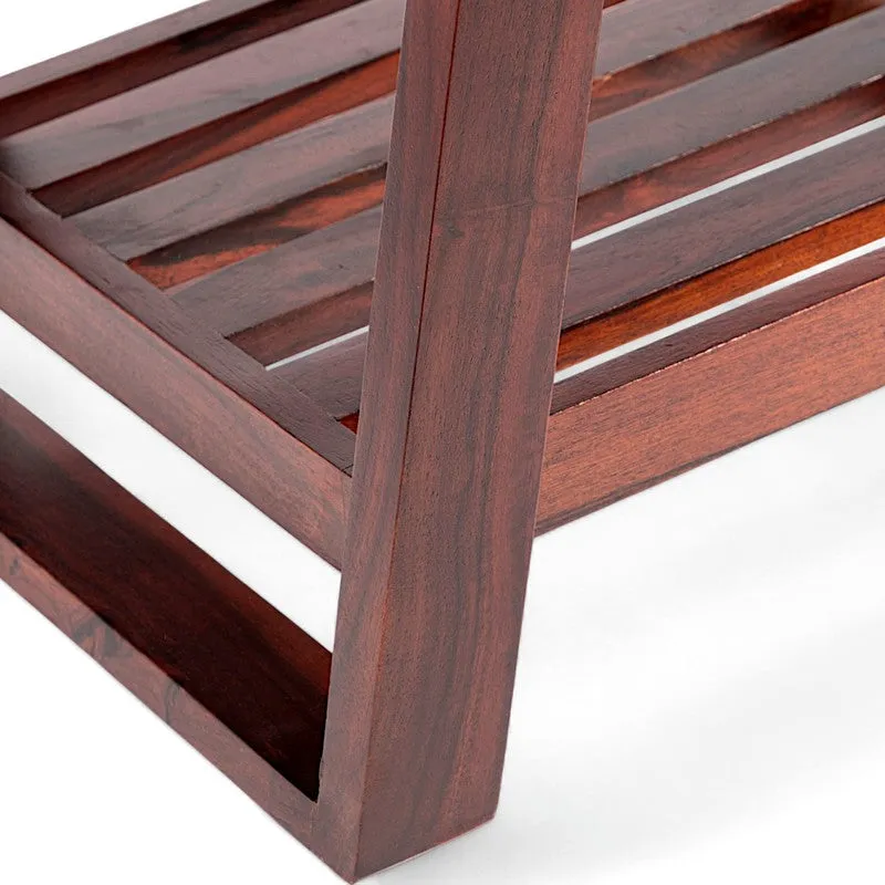 Axeron Sheesham Wooden Center Table - Dark Brown media 7