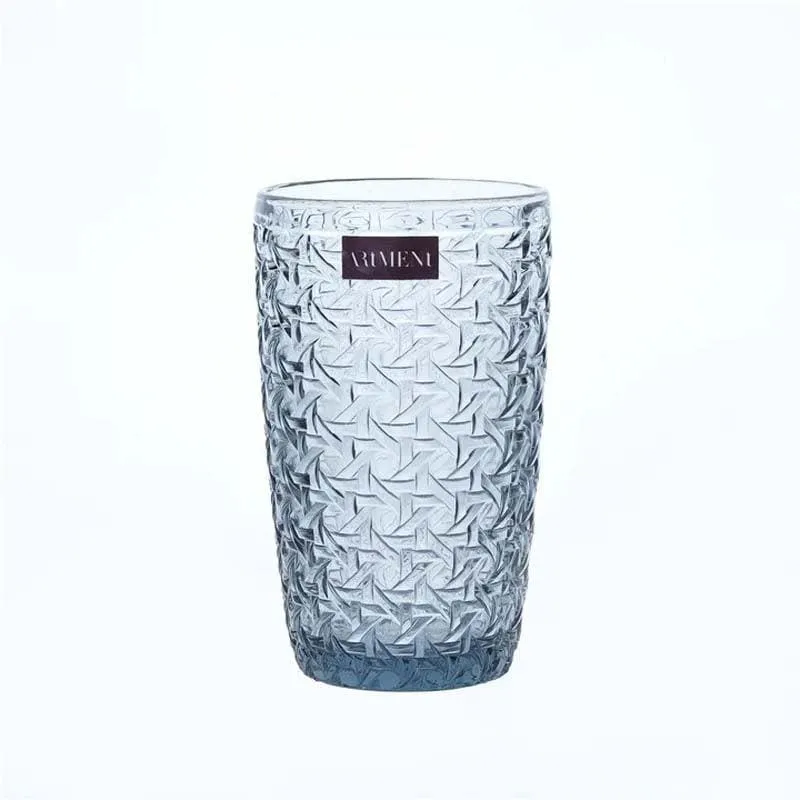 Elixir Tall Glass (Maroon) (390 ml ) - Set Of Four media 6